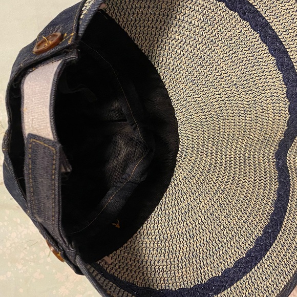 DENIM SUN VISOR CAP NWOT - Picture 4 of 8